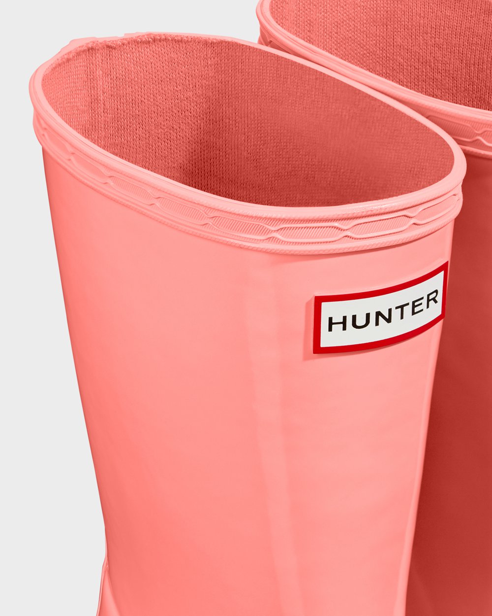 Botas de Lluvia Hunter Niños - Original First Classic Gloss - Rosas - QMZJKDS-19